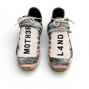 Adidas x Pharrell NMD Human Race “Moth3rLand” Sneakers Unisex Sz-M-6/W-7.5
